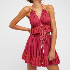 Free People 200 Degrees skirt set